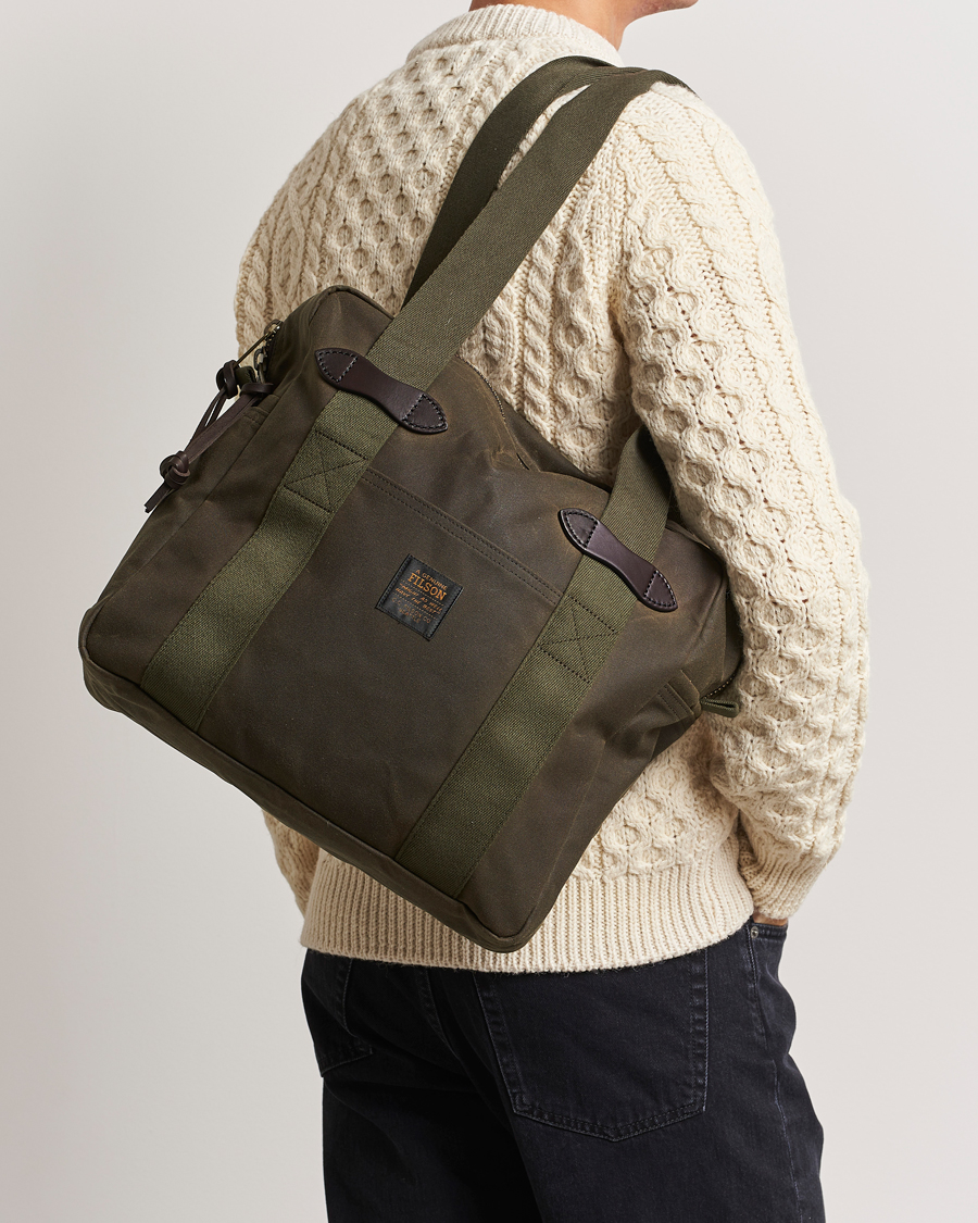 Herr | Filson | Filson | Tin Cloth Tote Bag Otter Green