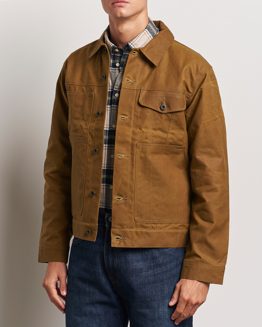 Herr |  | Filson | Short Lined Tin Cloth Cruiser Dark Tan