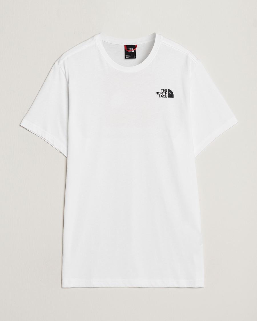 Herr | T-Shirts | The North Face | Redbox Tee White/Summit Gold