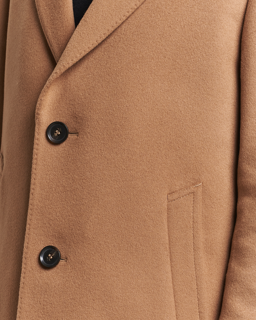 Herr | Jackor | Oscar Jacobson | Shaw Wool/Cashmere Coat Camel