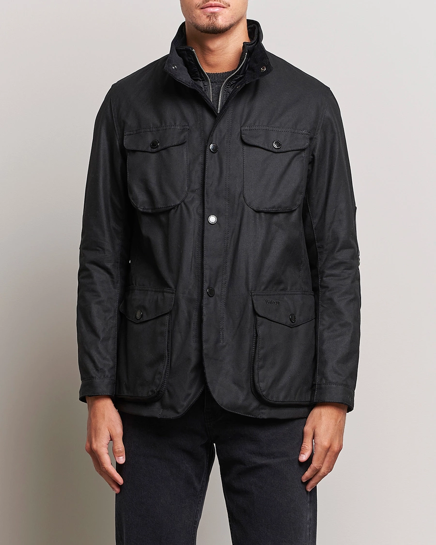 Herr |  | Barbour Lifestyle | Ogston Waxed Jacket Black