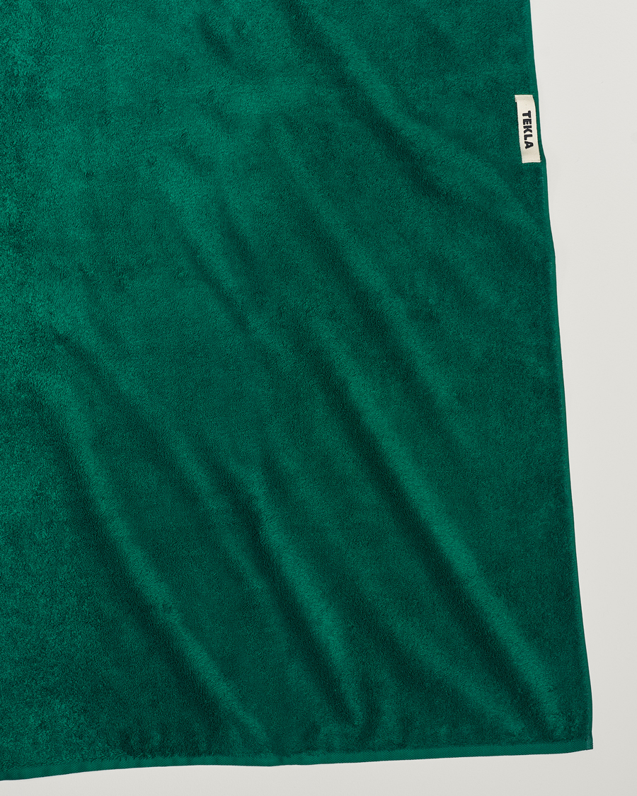 Herr | Handdukar | Tekla | Organic Terry Bath Towel Teal Green