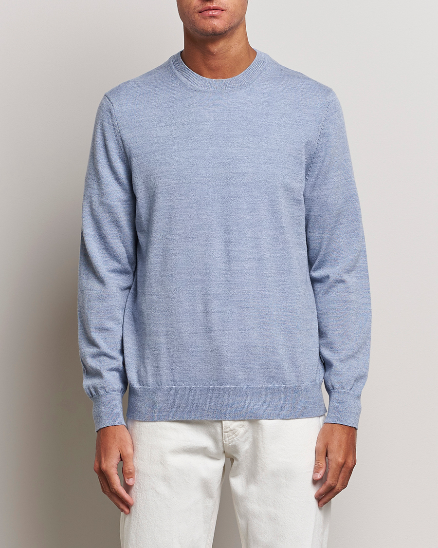 Herr |  | NN07 | Ted Merino Crew Neck Pullover Tink Blue