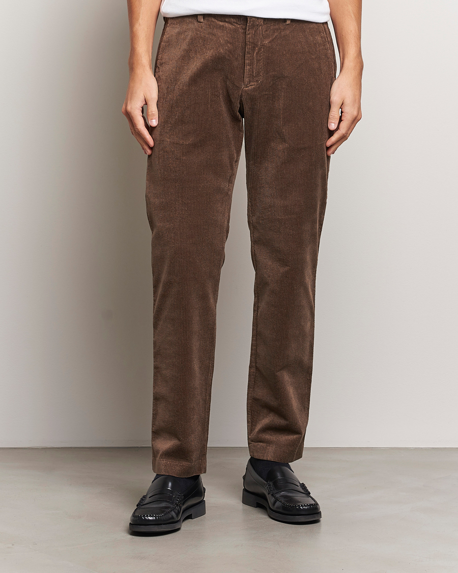 Herr |  | NN07 | Theo Regular Fit Corduroy Chinos Shitake