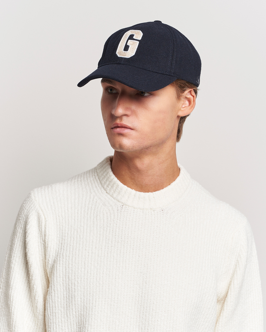 Herr |  | GANT | Badge Wool Cap Evening Blue