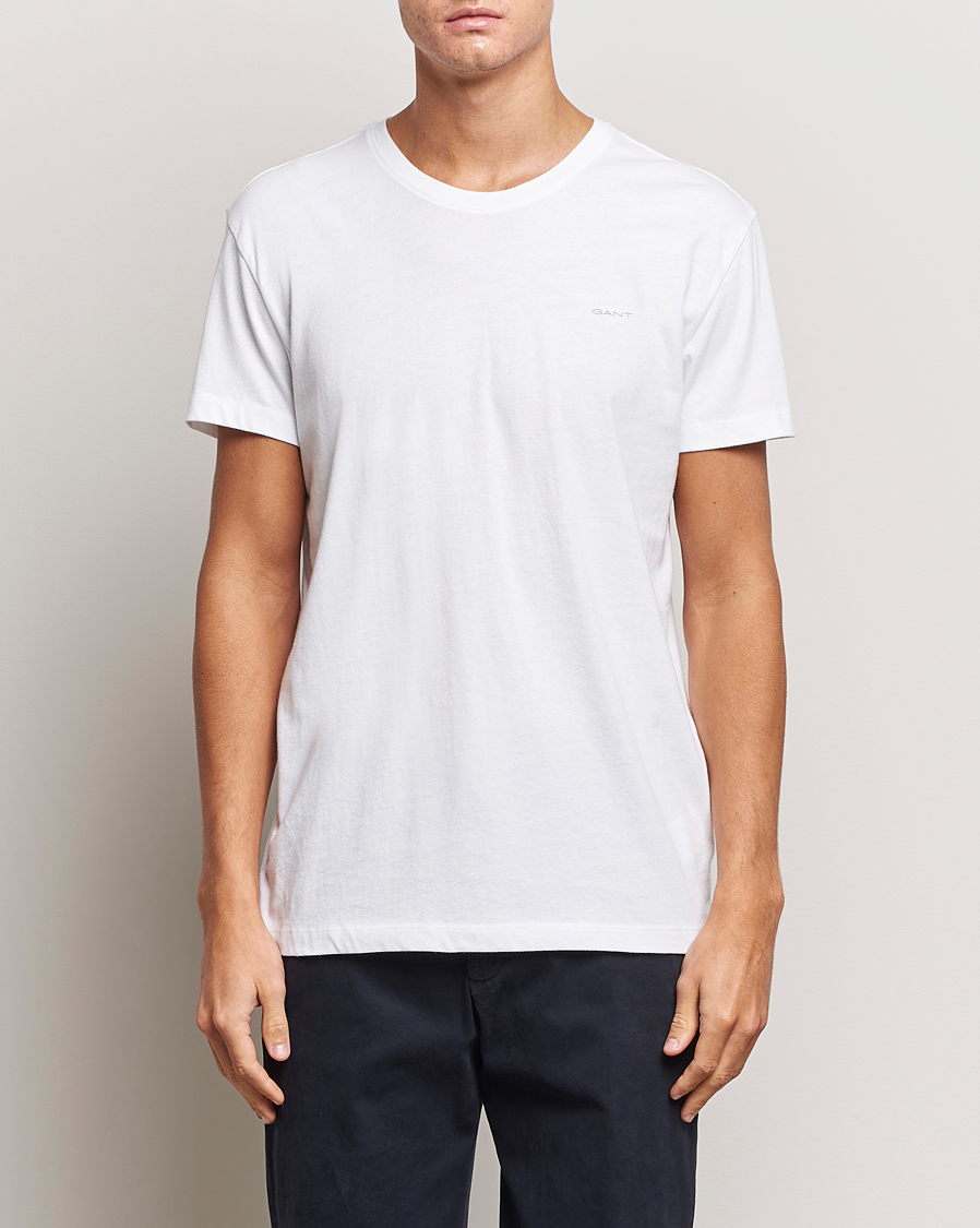 Herr | Multipack | GANT | 2-Pack Crew Neck T-Shirt Navy/White