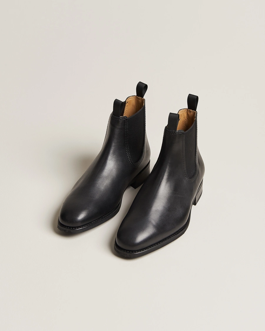 Herr | Svarta kängor | Myrqvist | Granhult Chelsea Boot Black Calf