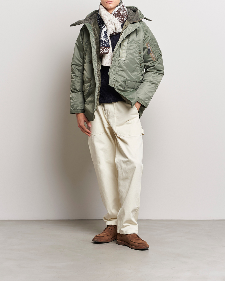 BEAMS PLUS MIL Type N-3B Down Parka Sage | Herr - Care of Carl