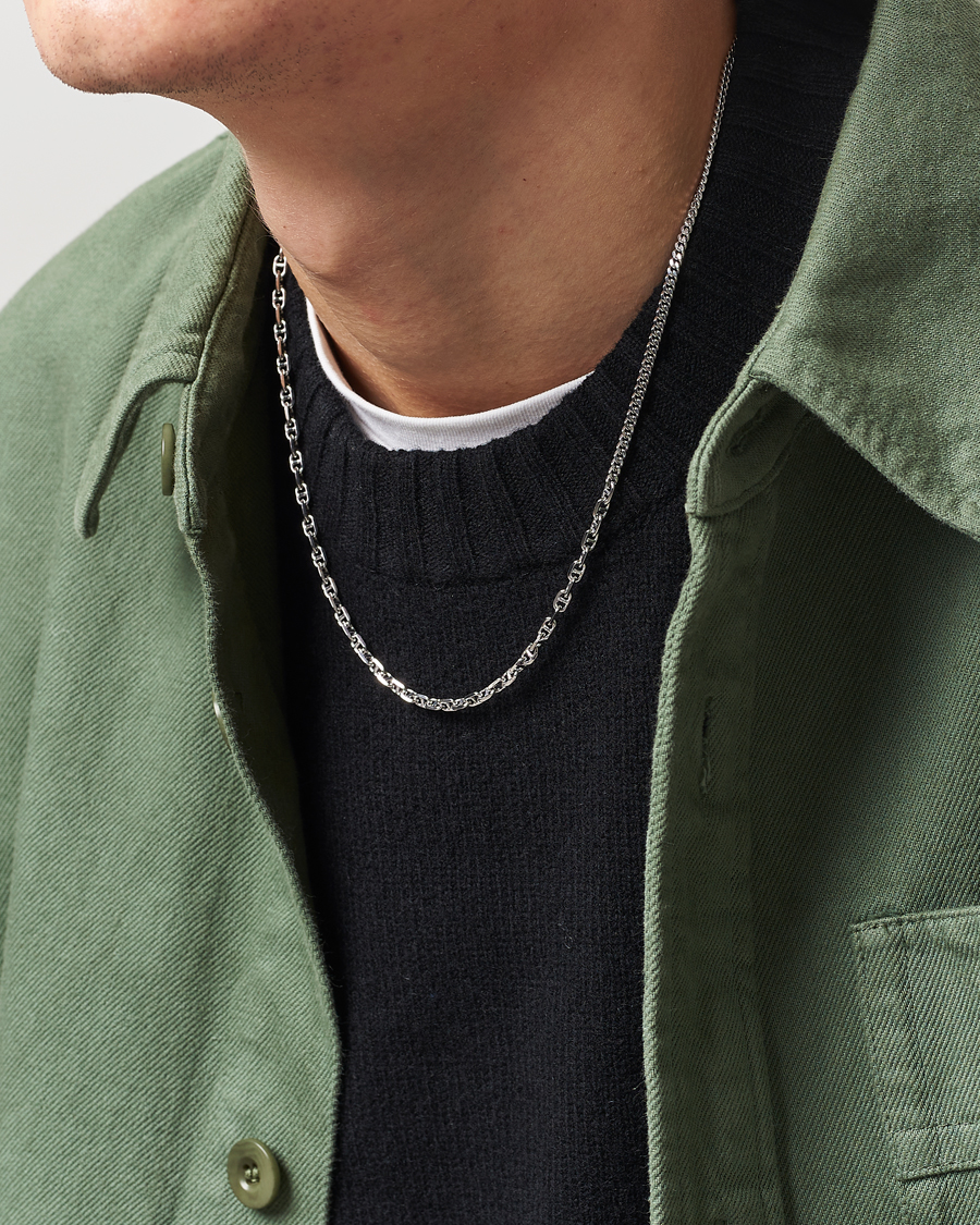 Herr | Halsband | Tom Wood | Rue Chain Necklace Silver