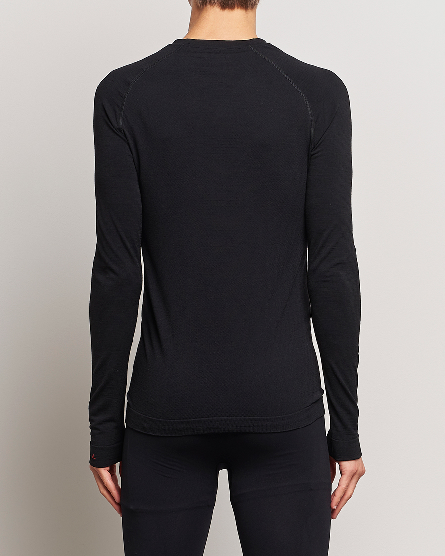 Herr | Långärmade t-shirts | Falke Sport | Falke Long Sleeve Wool Tech Light Shirt Black