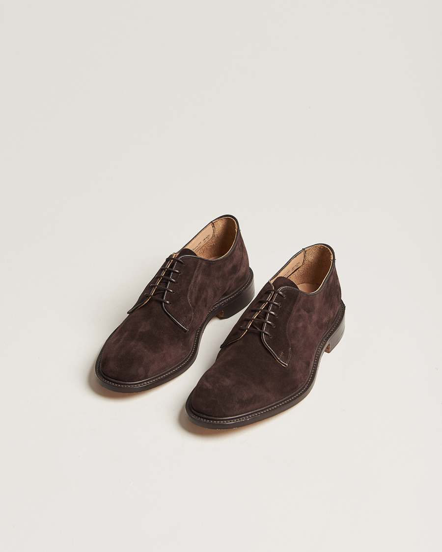 Herr | Derbys | Tricker\'s | Robert Derby Shoes Coffee Suede