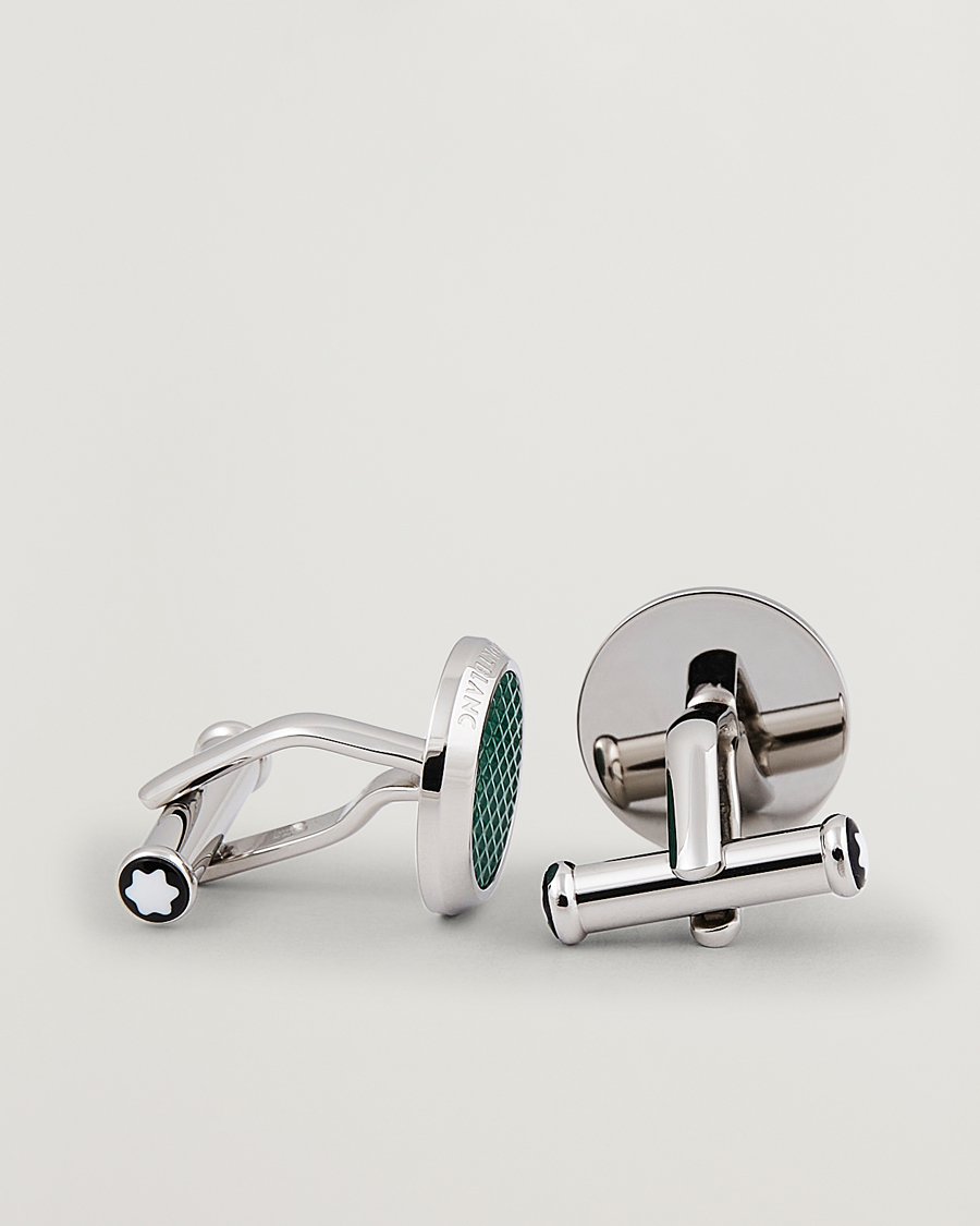 Herr | Fira stilfullt på nyår | Montblanc | Cufflinks Meisterstück Green Steel