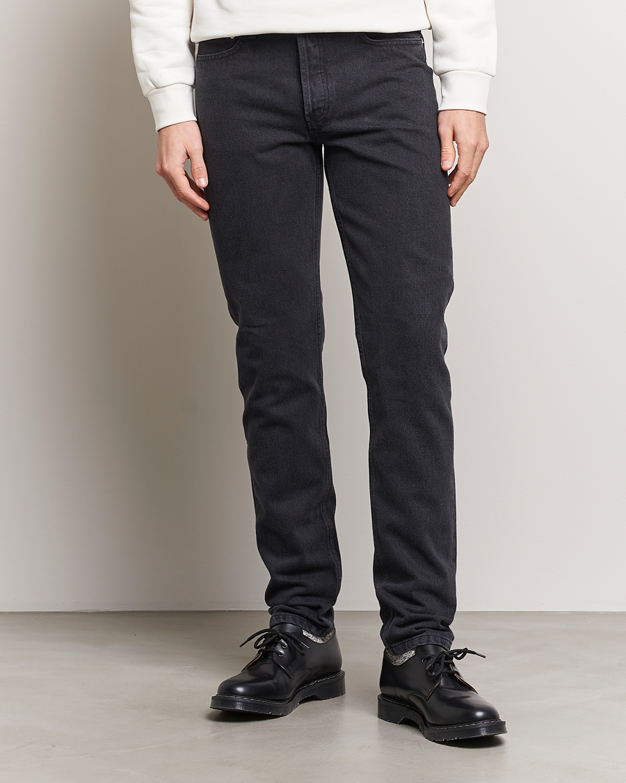 Herr | Svarta jeans | A.P.C. | Petit New Standard Jeans Washed Black