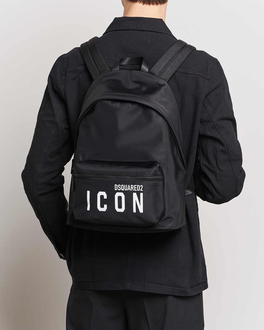 Herr | Accessoarer | Dsquared2 | Be Icon Backpack Black