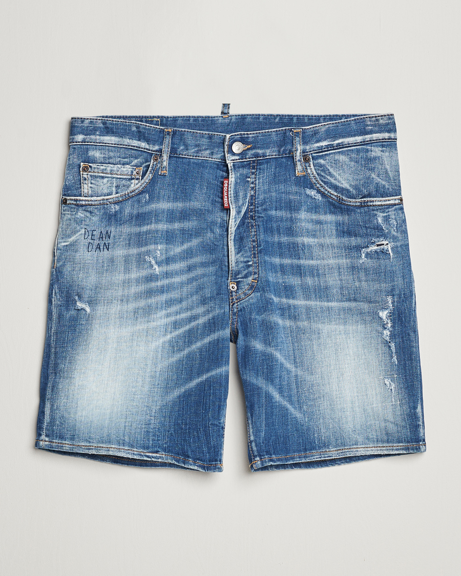 Herr | Shorts | Dsquared2 | Marine Denim Shorts Light Blue