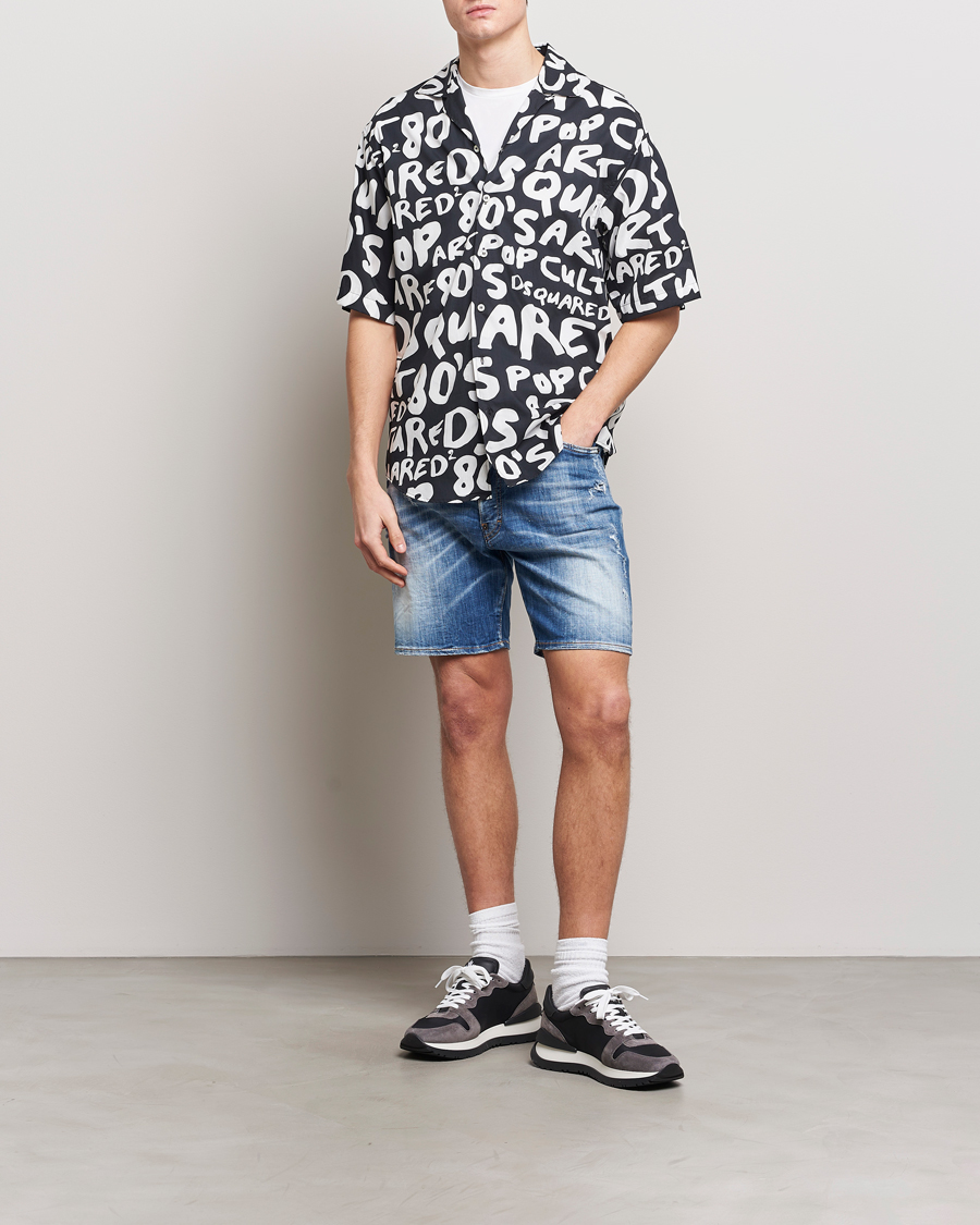 Herr | Shorts | Dsquared2 | Marine Denim Shorts Light Blue