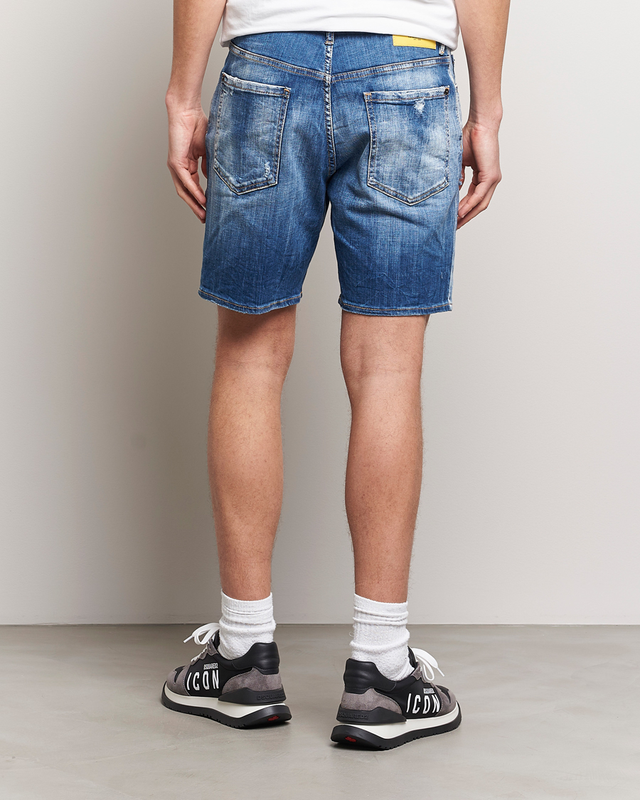 Herr | Shorts | Dsquared2 | Marine Denim Shorts Light Blue