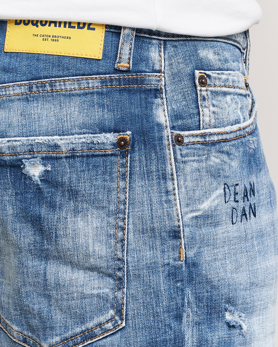 Herr | Shorts | Dsquared2 | Marine Denim Shorts Light Blue