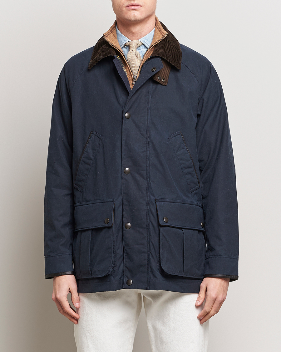 Herr | Polo Ralph Lauren | Polo Ralph Lauren | Waxed Cotton Field Jacket Navy