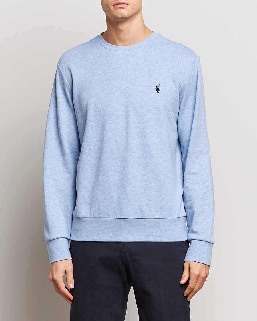 Herr | Sweatshirts | Polo Ralph Lauren | Double Knitted Jersey Sweatshirt Isle Heather