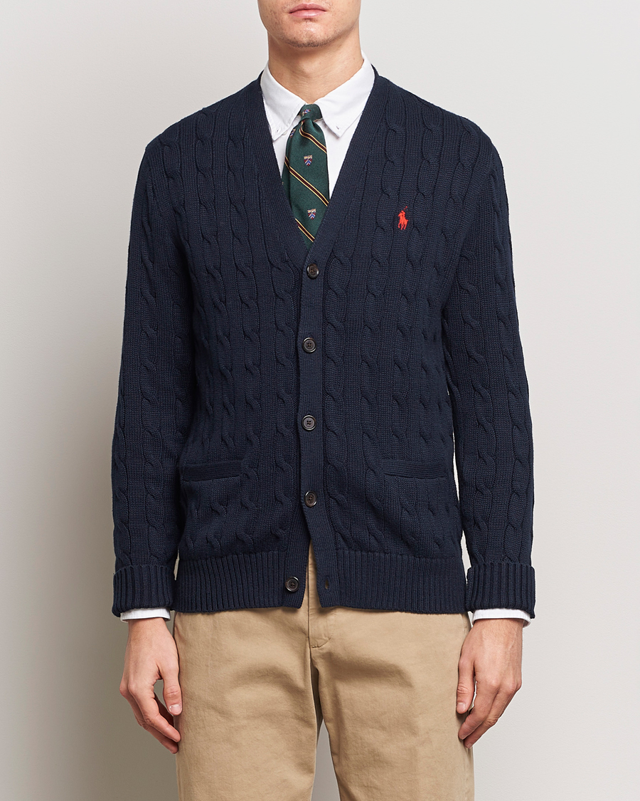 Herr | Gåvor | Polo Ralph Lauren | Cotton Cable Cardigan Hunter Navy