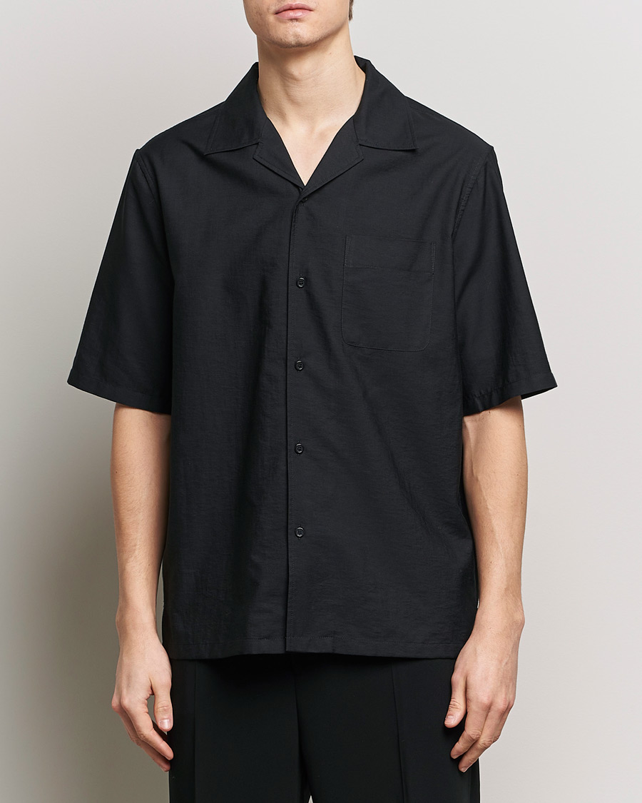 Herr | Business & Beyond | Filippa K | Resort Short Sleeve Shirt Black