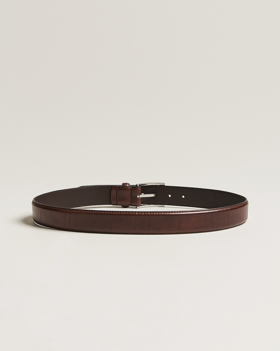 Herr | Bälten | Loake 1880 | Philip Leather Belt Dark Brown