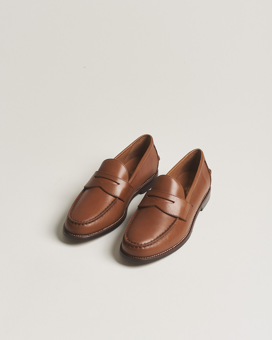 Herr | Studentkostym | Polo Ralph Lauren | Leather Penny Loafer  Polo Tan