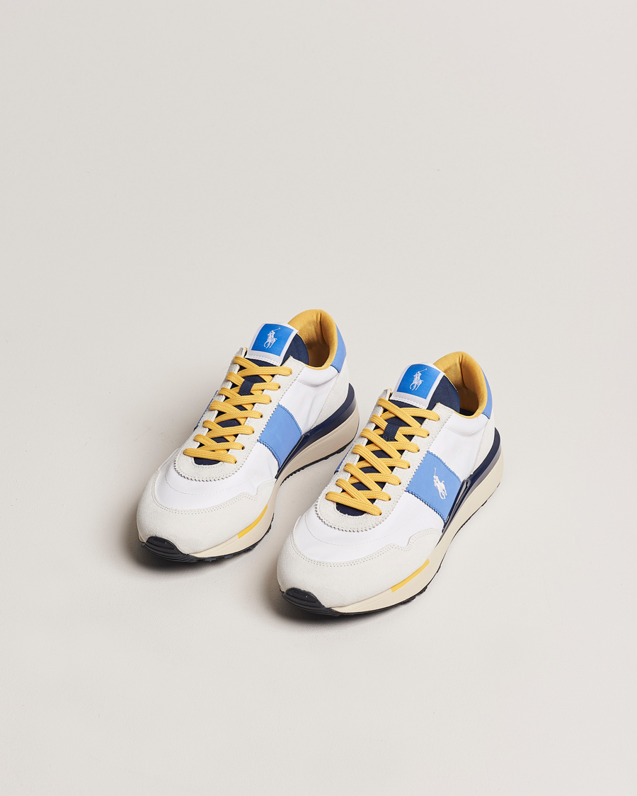 Herr | Sneakers | Polo Ralph Lauren | Train 89 Running Sneaker White/Blue/Yellow