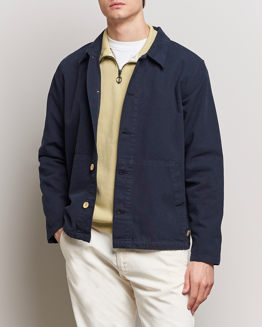 Herr | Overshirts | Armor-lux | Veste Pecheur Heritage Overshirt  Deep Marine