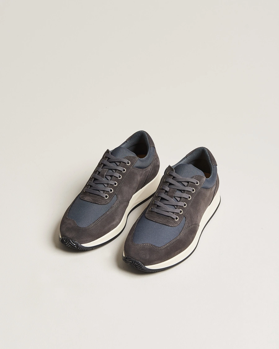 Herr | Mockaskor | Myrqvist | Stensund Running Sneaker Dark Grey Suede