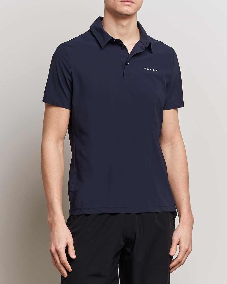 Herr |  | Falke Sport | Falke Performance Polo Shirt Space Blue