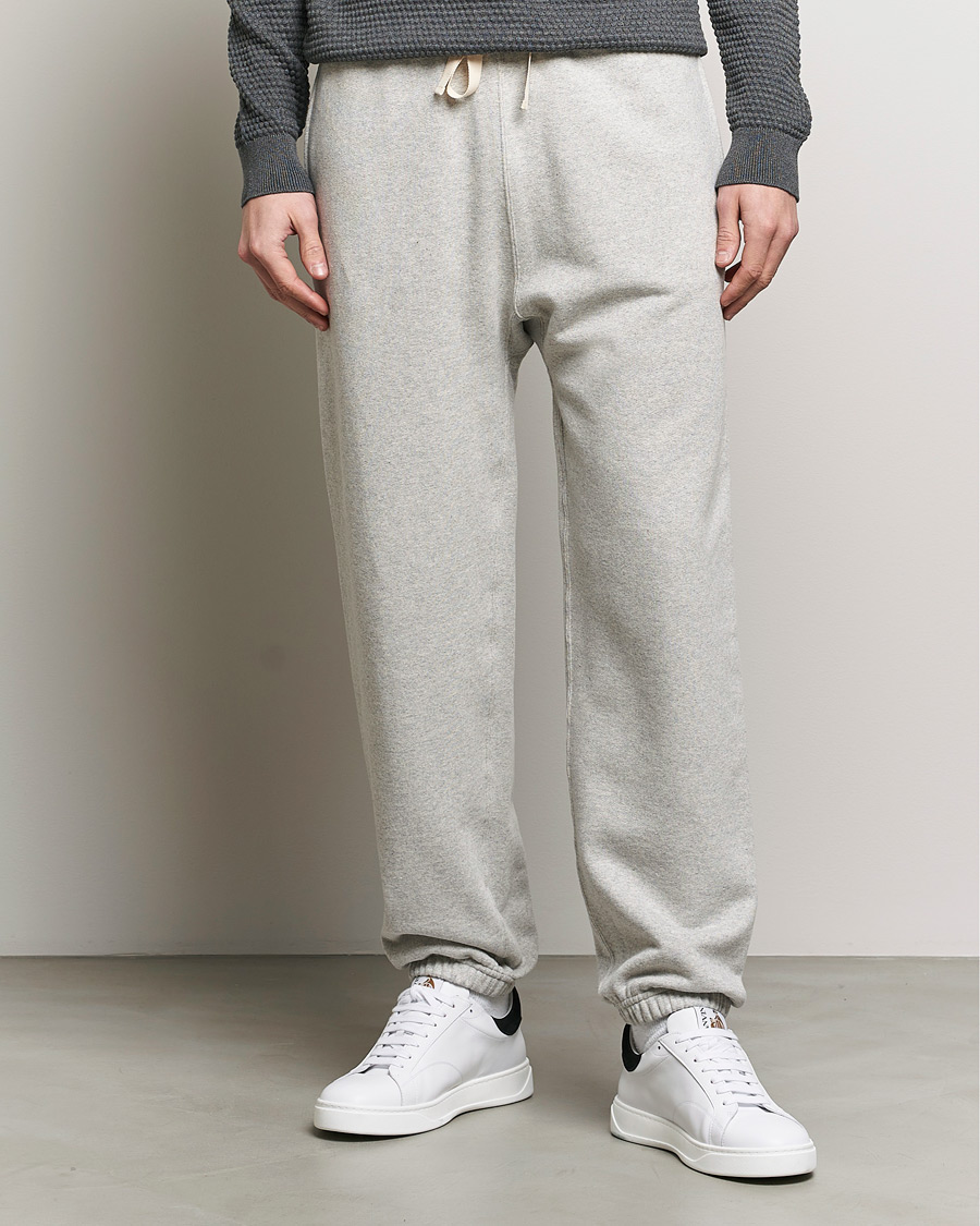 Herr | Mjukisbyxor | Jil Sander | Cotton Sweatpants Light Grey
