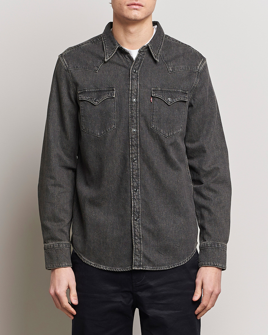 Herr | American Heritage | Levi's | Barstow Western Standard Shirt Black Washed