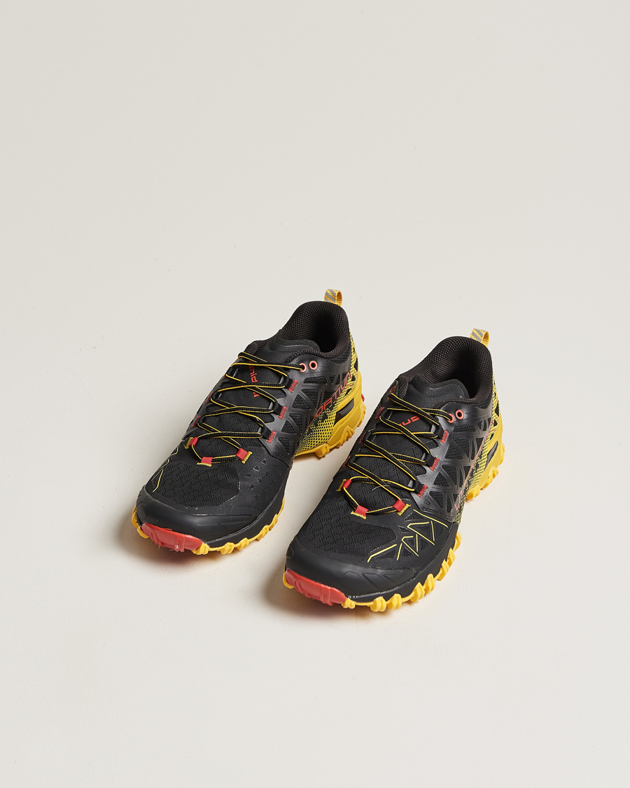 Herr | Svarta sneakers | La Sportiva | Bushido II GTX Trail Running Sneakers Black/Yellow