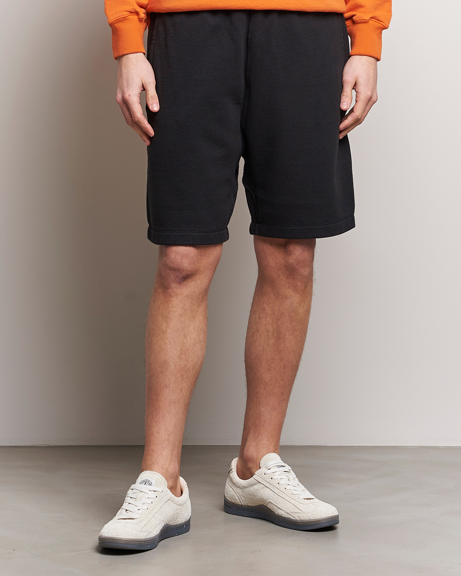 Herr | Mjukisshorts | Stone Island | Heavy Cotton Fleece Sweatshorts Black