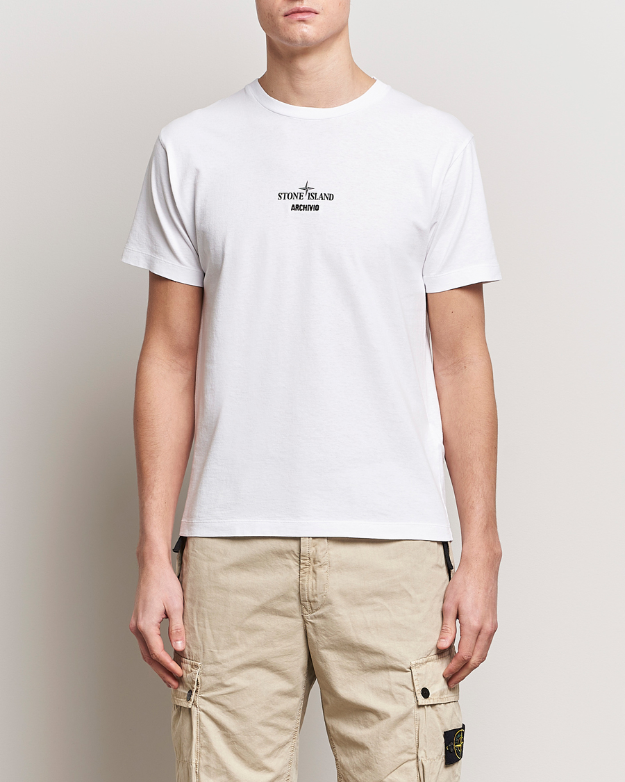 Herr | Stone Island | Stone Island | Archivio Print T-Shirt White