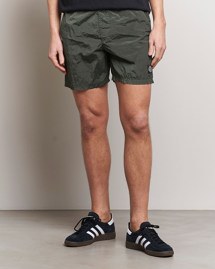 Herr |  | Stone Island | Nylon Metal Econyl Swimshorts Musk