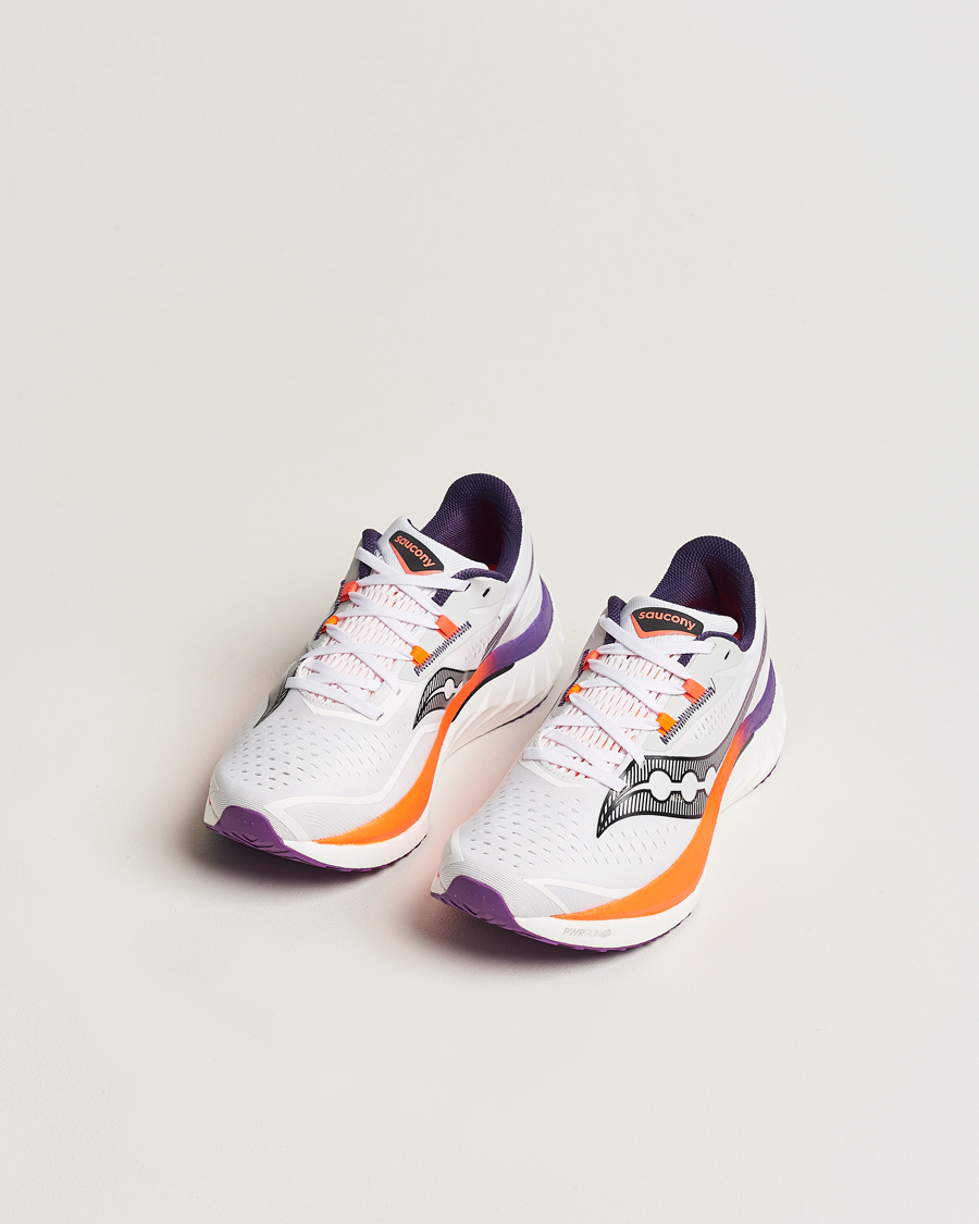 Herr | Sneakers | Saucony | Endorphin Speed 4 White/Vizi Orange
