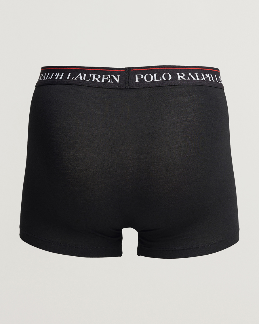 Herr | Kalsonger | Polo Ralph Lauren | 3-Pack Cotton Stretch Trunk Heather/Red PP/Black