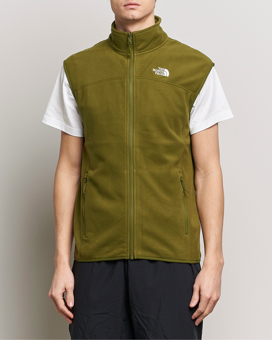 Herr | Active | The North Face | Glaicer Fleece Vest New Taupe Green