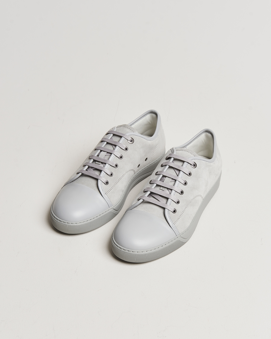 Herr | Skor | Lanvin | Nappa Cap Toe Sneaker Light Grey