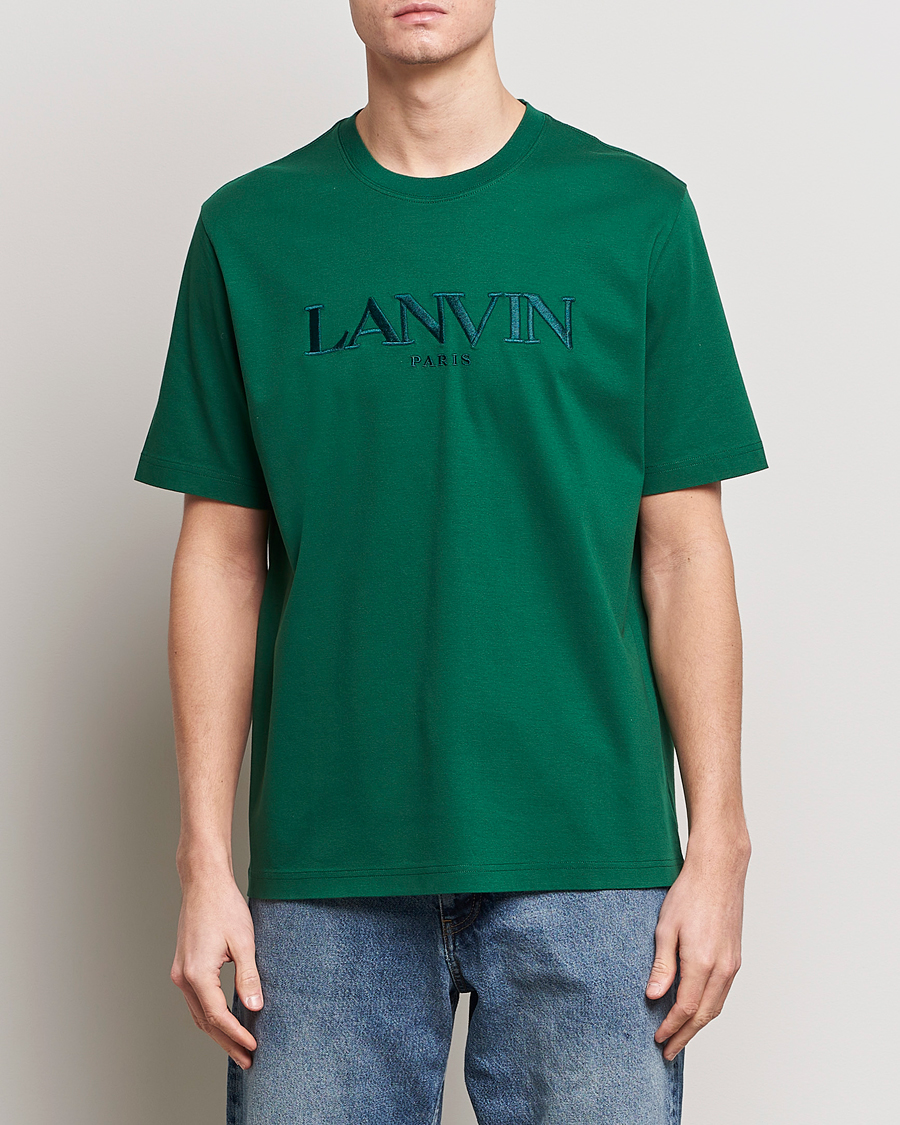 Herr | Kläder | Lanvin | Paris Classic Logo T-Shirt Bottle Green
