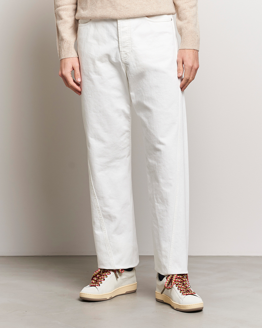 Herr | Kläder | Lanvin | Regular Fit 5-Pocket Pants Optic White