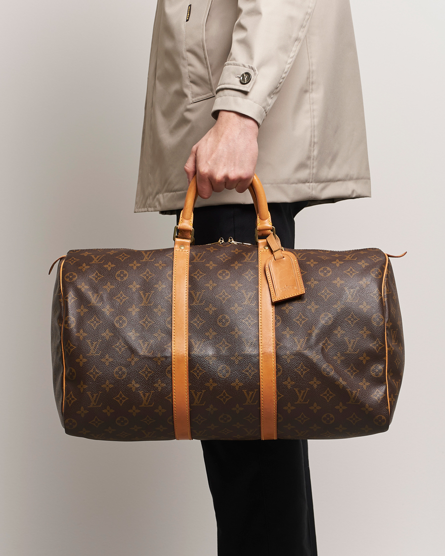 Herr | Pre-Owned & Vintage Bags | Louis Vuitton Pre-Owned | Keepall 50 Bag Monogram 