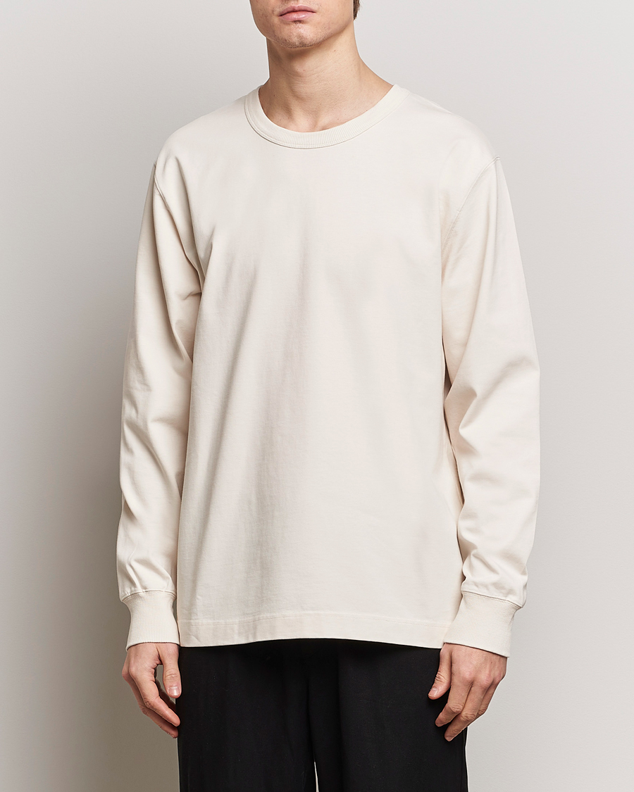Herr | Långärmade t-shirts | CDLP | Heavyweight Long Sleeve T-Shirt Off White