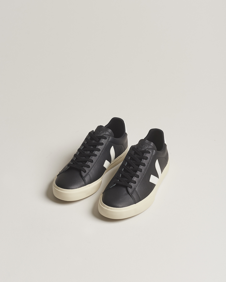 Herr | Svarta sneakers | Veja | Campo Sneaker Black/White