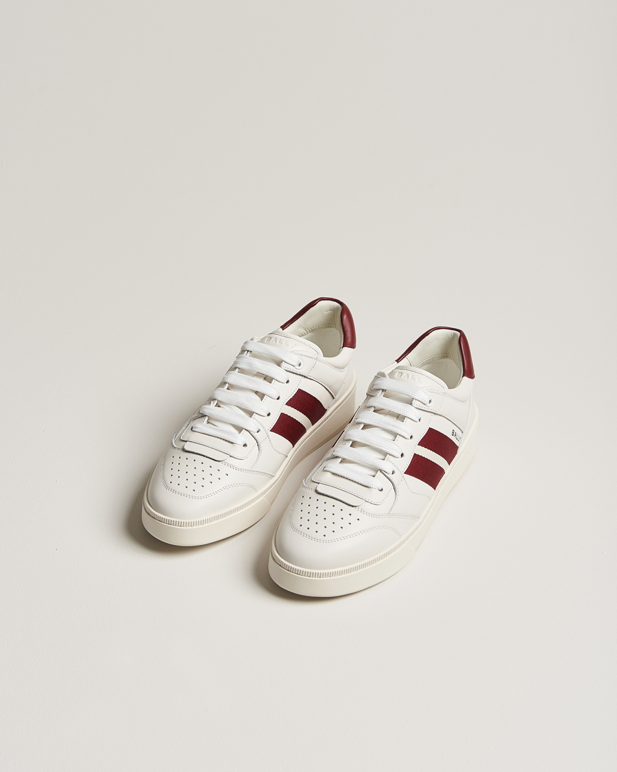 Herr | Bally | Bally | Rebby Leather Sneaker White/Ballyred