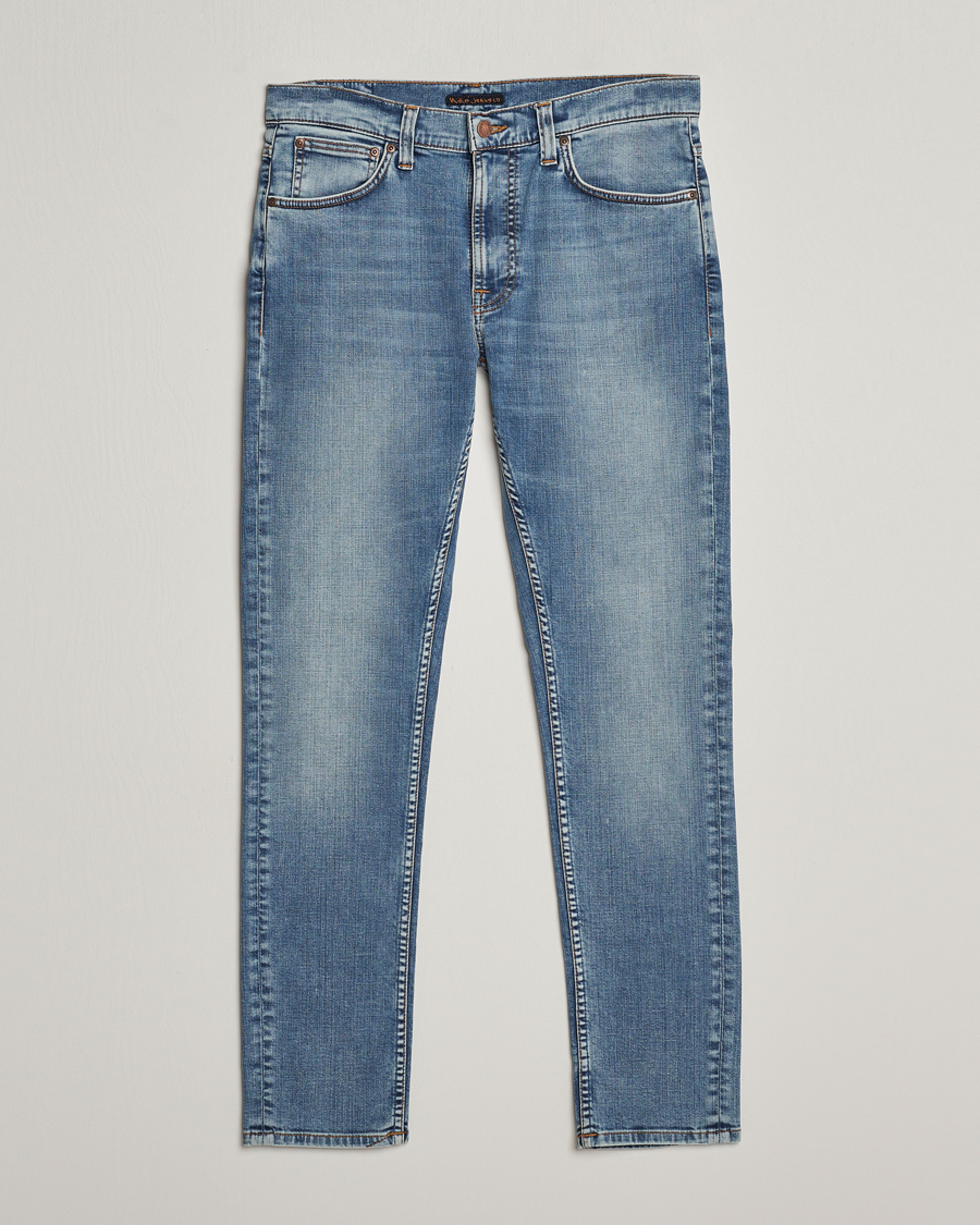 Herr | Jeans | Nudie Jeans | Lean Dean Jeans Broken Blue