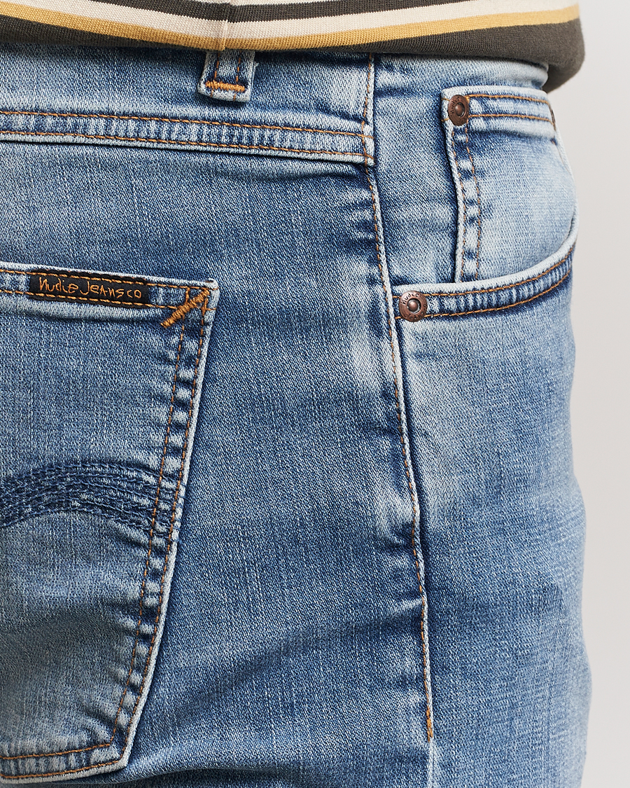 Herr | Jeans | Nudie Jeans | Lean Dean Jeans Broken Blue
